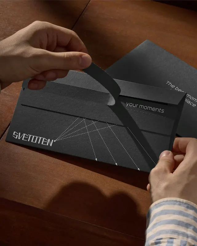 Minimal editorial packaging, minimal, editorial, dark