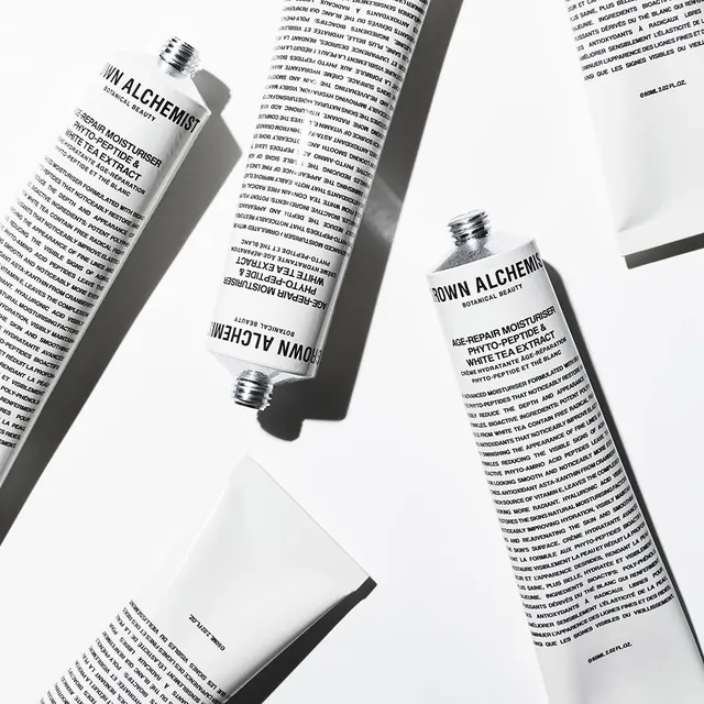 Age-Repair Moisturiser - Phyto-Peptide, White Tea Extract, minimal, editorial, light