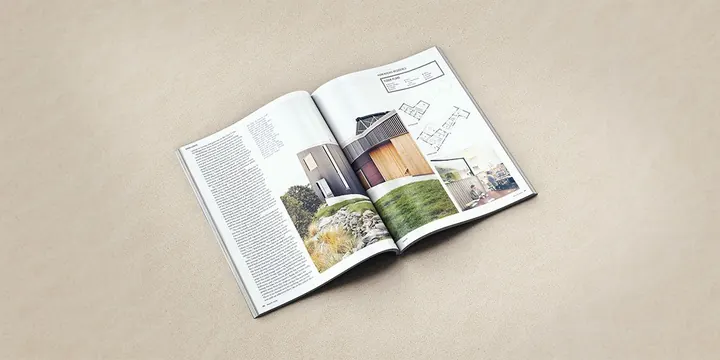 Minimal editorial mockup, minimal, editorial, light