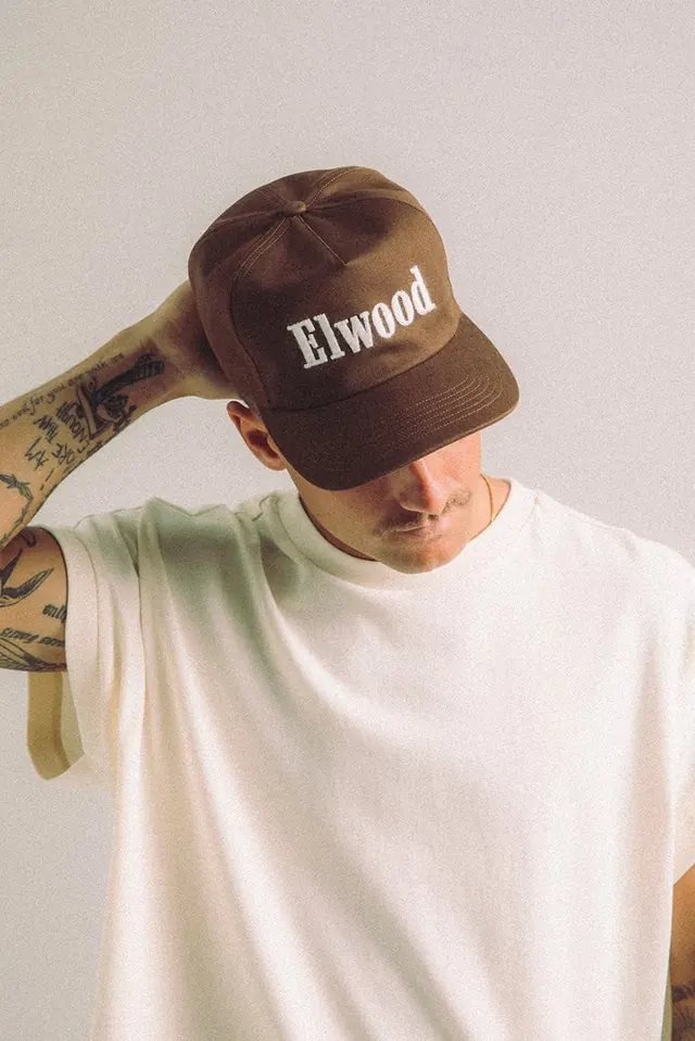 TRADEMARK CAP - CHOCOLATE / NATURAL / O/S, photographic, minimal, light
