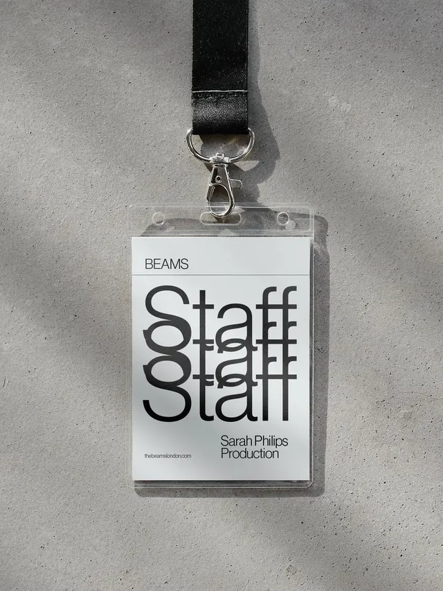BP&O: Beams by Only Studio, minimal, editorial, dark