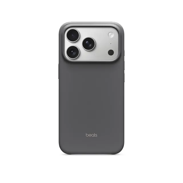 Beats iPhone 17 Pro Kılıfı, MagSafe ve Kamera Denetimi Özellikli, Mat Dış Yüzey, Mikrofiber İç Kaplama - Granit Grisi, minimal, technical, light