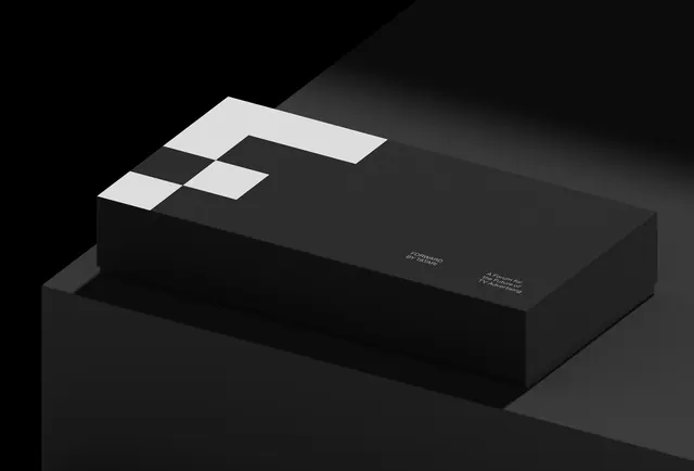 Minimalist Black Packaging Mockup