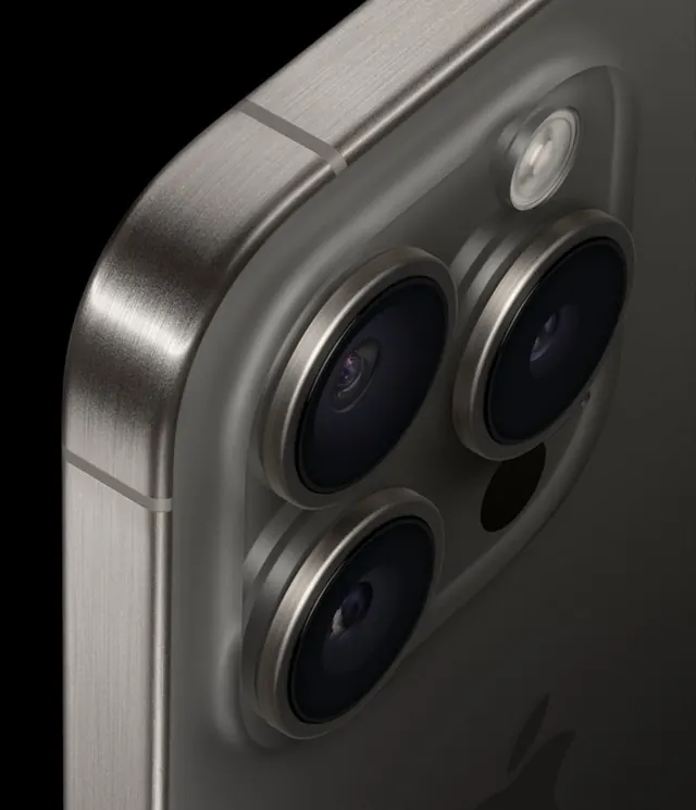 iPhone 15 Pro, luxury, technical, dark