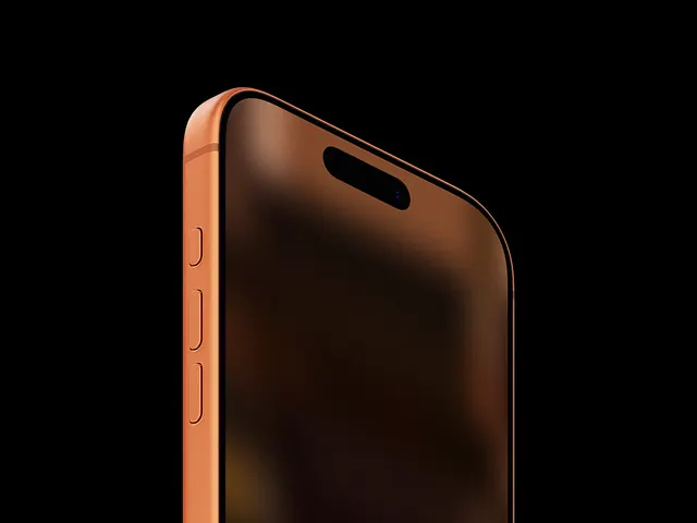 iPhone 17 Pro Cosmic Orange Mockups, minimal, luxury, dark