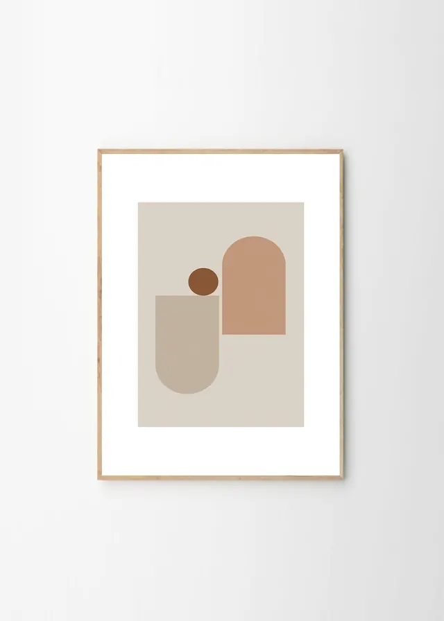 New form 2 - 50x70 cm, minimal, editorial, light