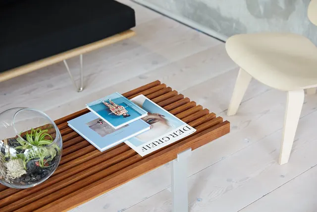 Product Mockup on Wooden Surface