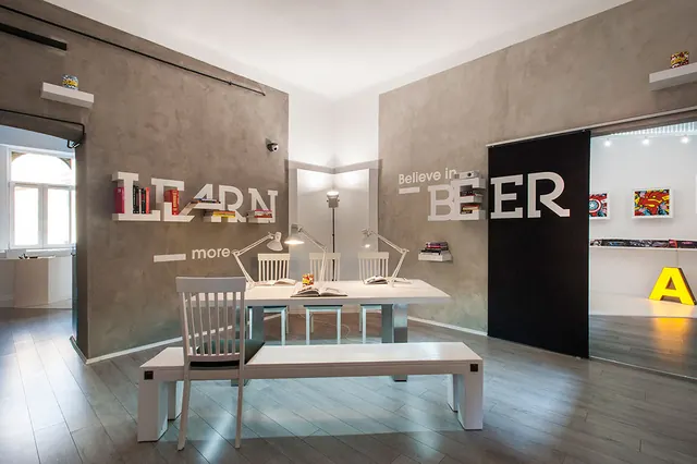 Modern Office Interior with Branding