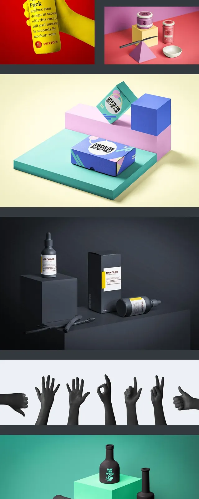 Minimal playful collage, minimal, playful, light