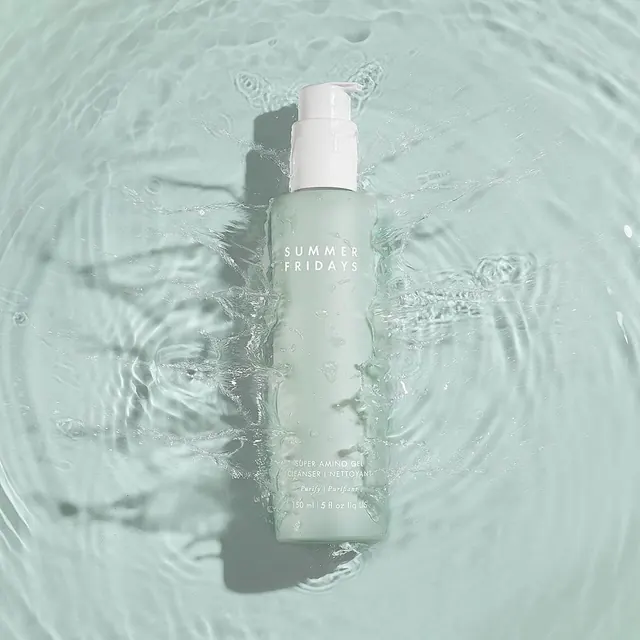 Summer Fridays Super Amino Gel Cleanser, minimal, luxury, light
