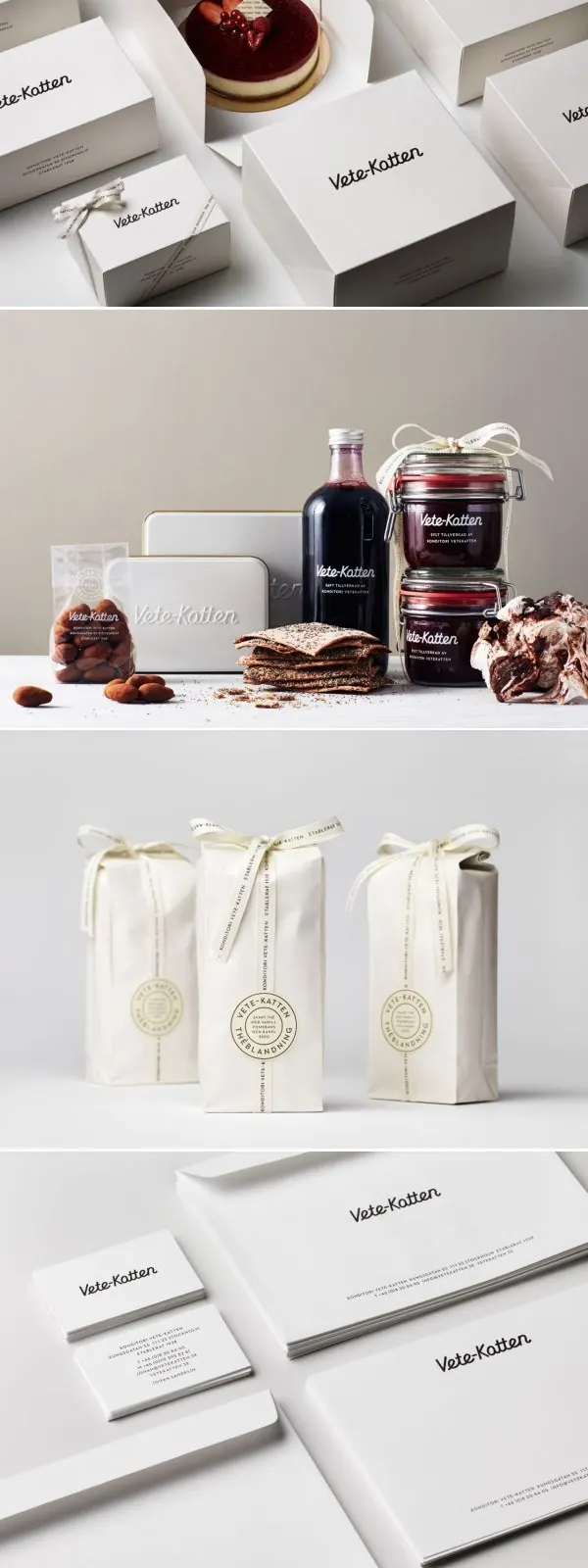 The Design Blog Vette-Katten Identity Update by The Studio curated by Packaging Diva PD. Objective was to maintain loyalty of long-term regulars whil... - a grouped images picture, minimal, editorial, light