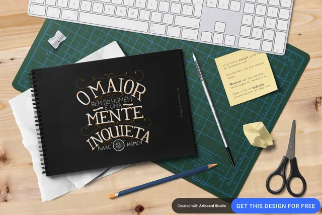 Photographic editorial mockup, photographic, editorial, dark
