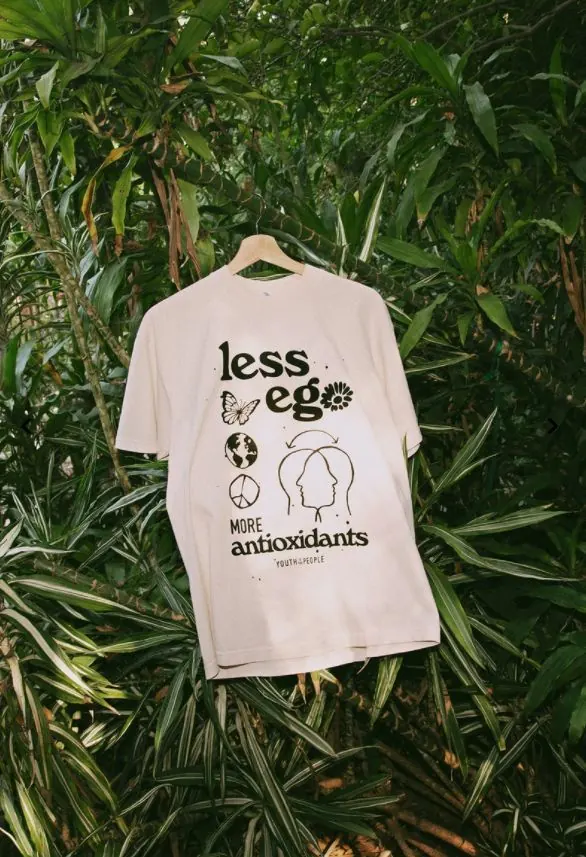 Less Ego Tee, photographic, organic, dark