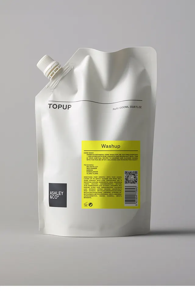 Ashley & Co WashUp Top Up - Tui & Kahili, minimal, photographic, light