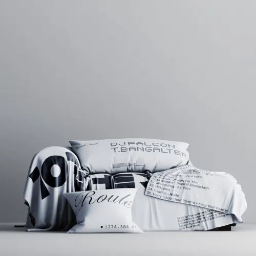 Monochrome Fabric Mockup