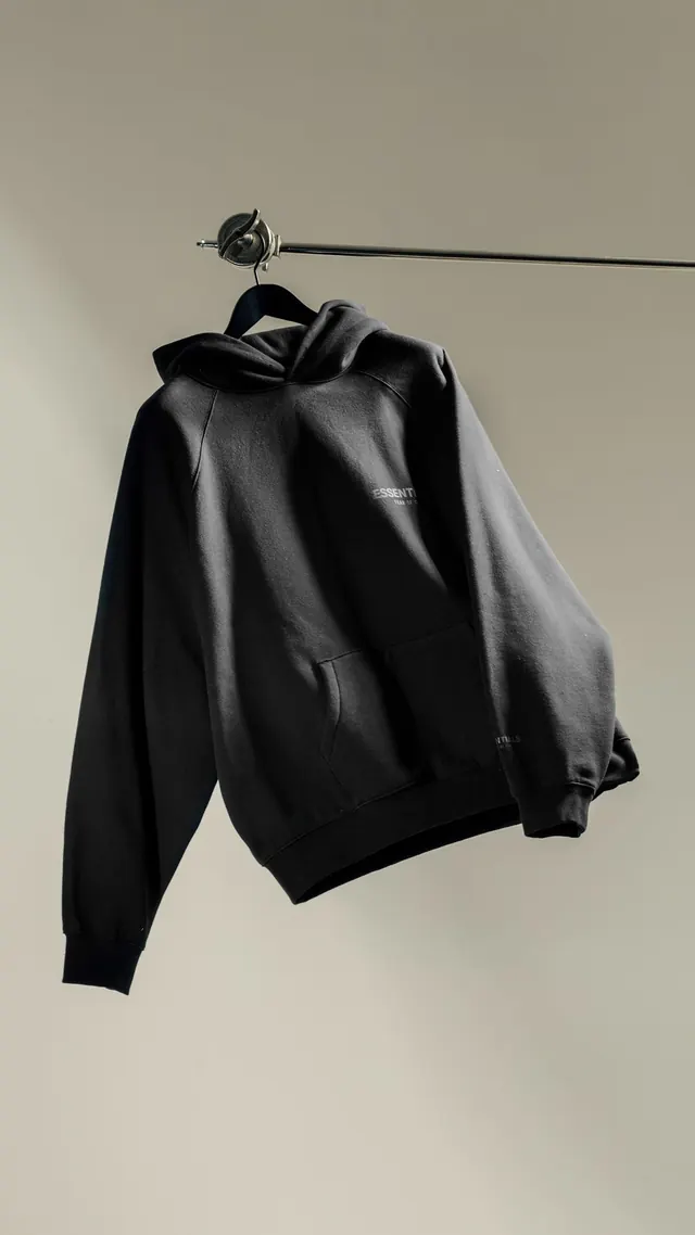 FEAR OF GOD ESSENTIALS, minimal, photographic, dark