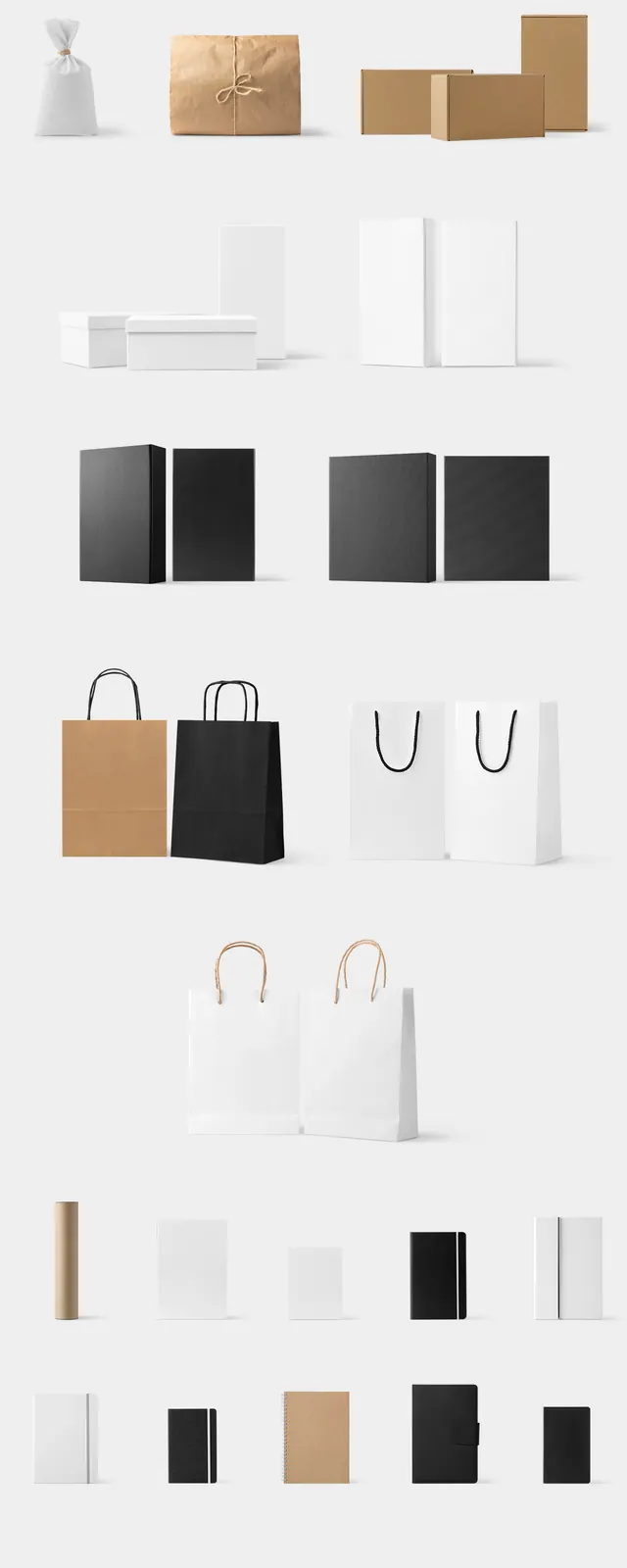Minimal monochrome mockup, minimal, monochrome, light