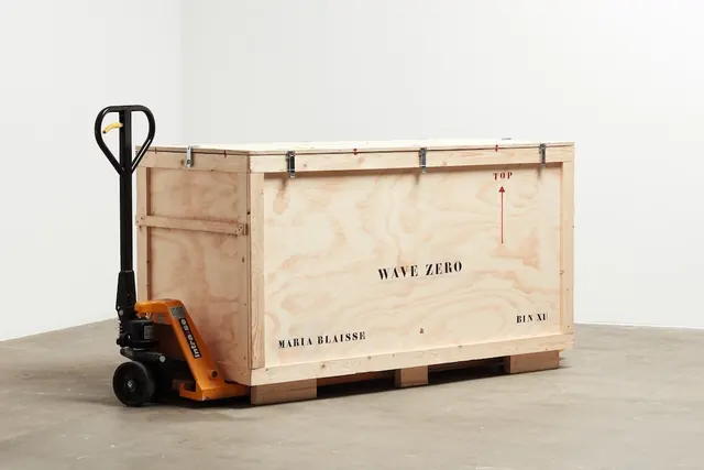 Wave Zero Wooden Crate Mockup