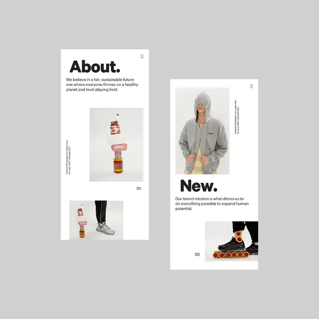 Minimal editorial mockup, minimal, editorial, light