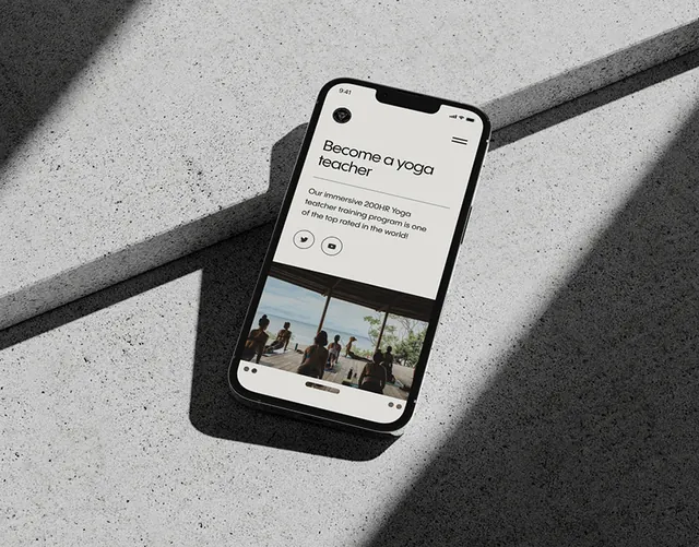 Minimal monochrome mockup, minimal, monochrome, dark