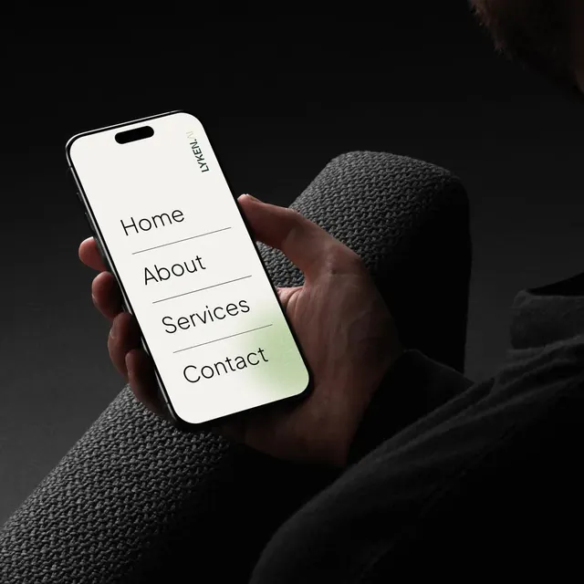 Minimal dark-mode mockup, minimal, dark-mode, dark