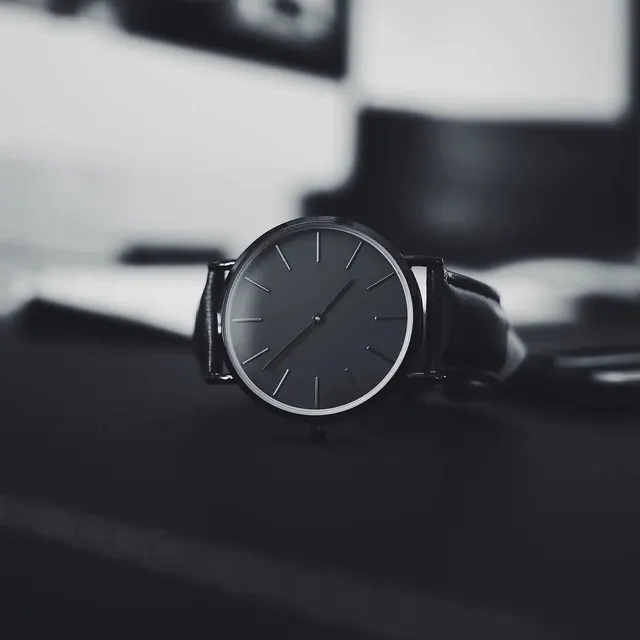 Minimalist Black Watch Mockup