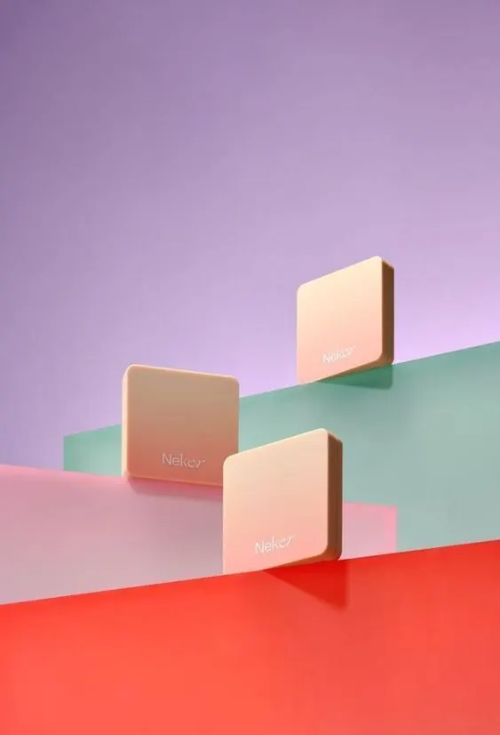 Styled Product Shot, minimal, geometric, light