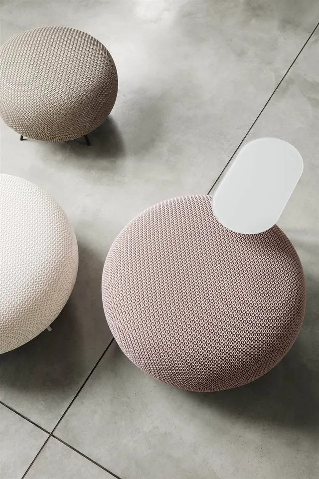 Ribbed Oval Furniture Mockup