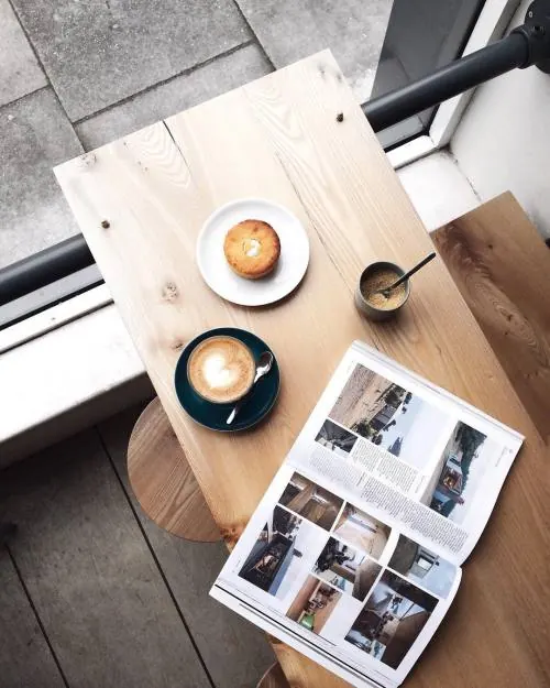 Coffee Table Magazine Mockup