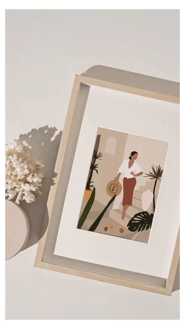 Minimal editorial mockup, minimal, editorial, light