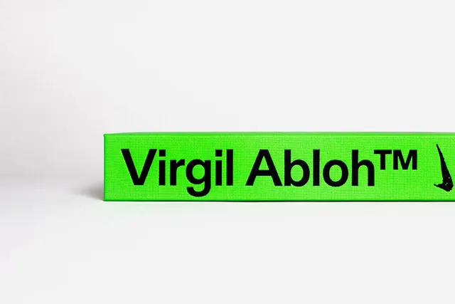 Vergil Abloh Wordmark Mockup, minimal, boxed, vibrant