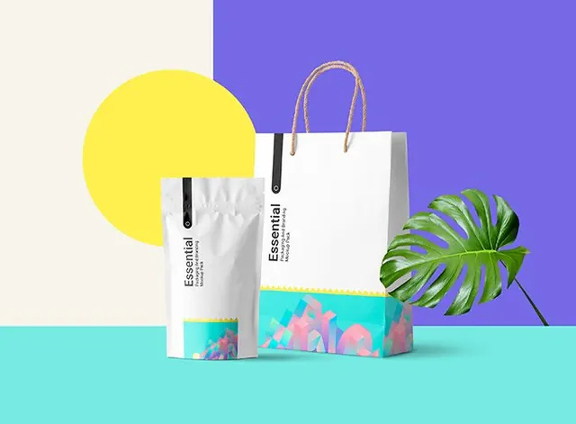 Minimal geometric mockup, minimal, geometric, light