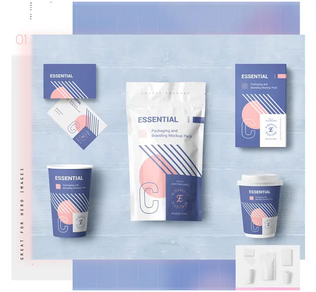 Minimal editorial mockup, minimal, editorial, light