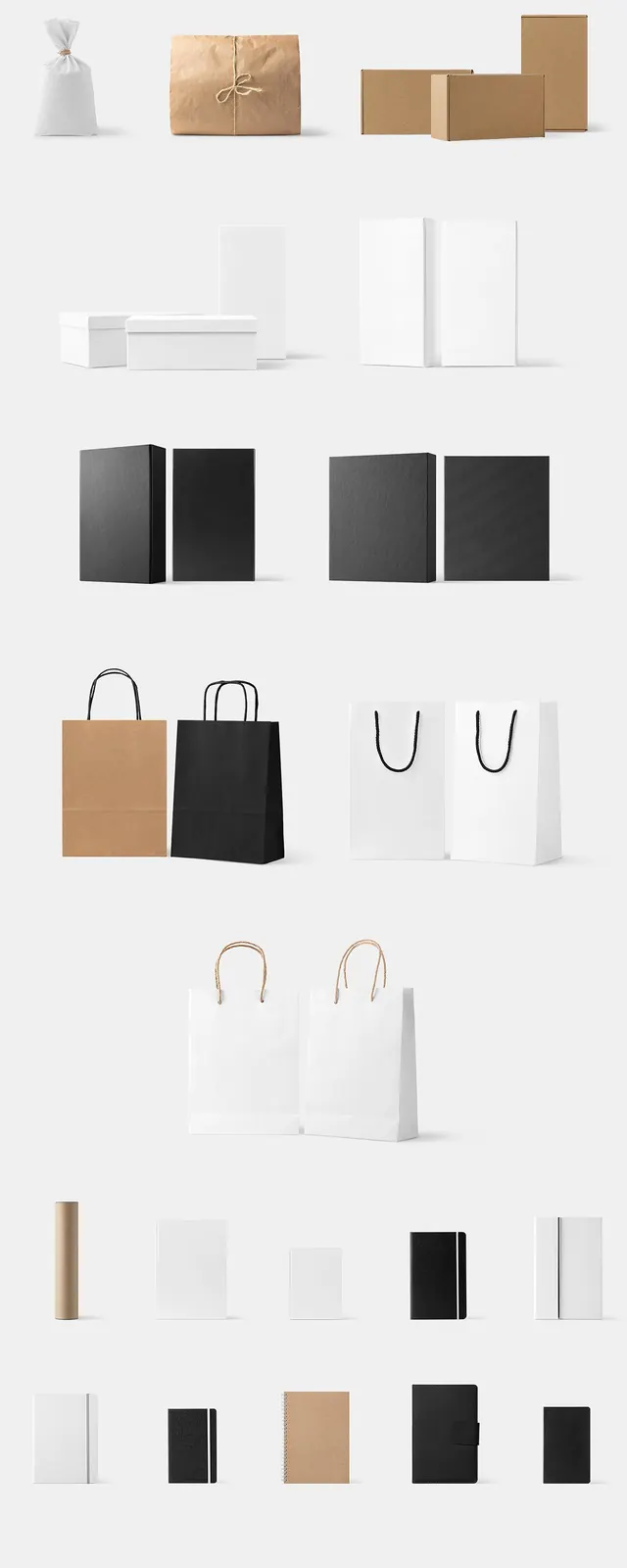 Minimal monochrome mockup, minimal, monochrome, light