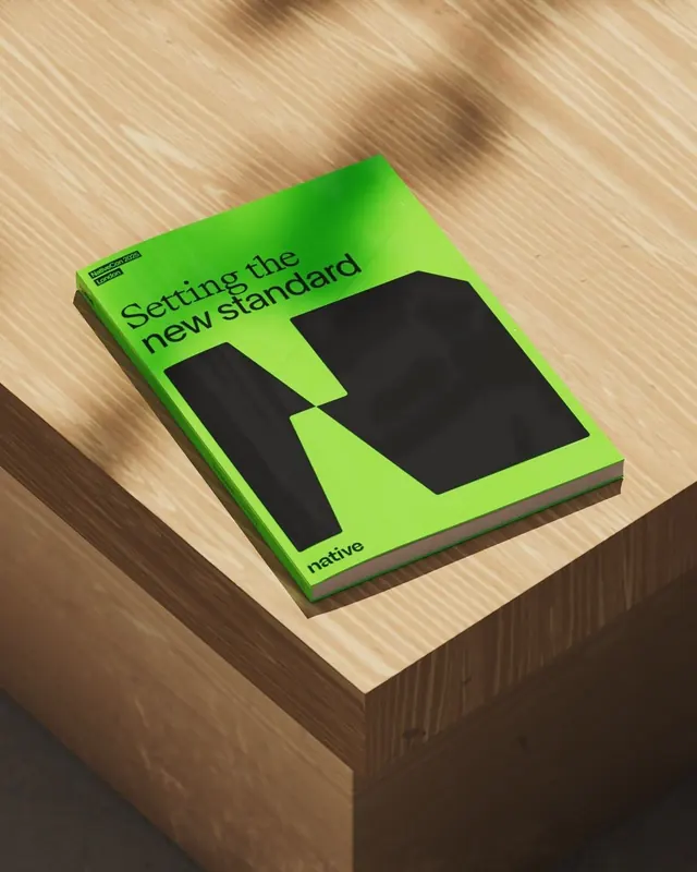 Minimal editorial mockup, minimal, editorial, dark