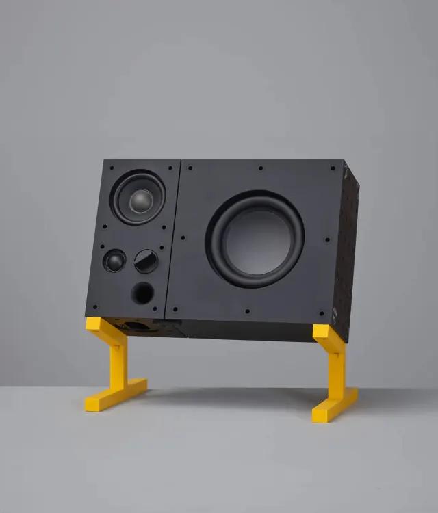 Studio Monitor Speaker on Stand