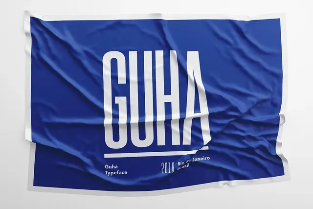 GUHA Brand Identity Mockup