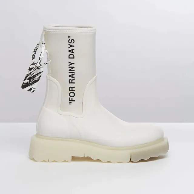 White Boot Product Mockup