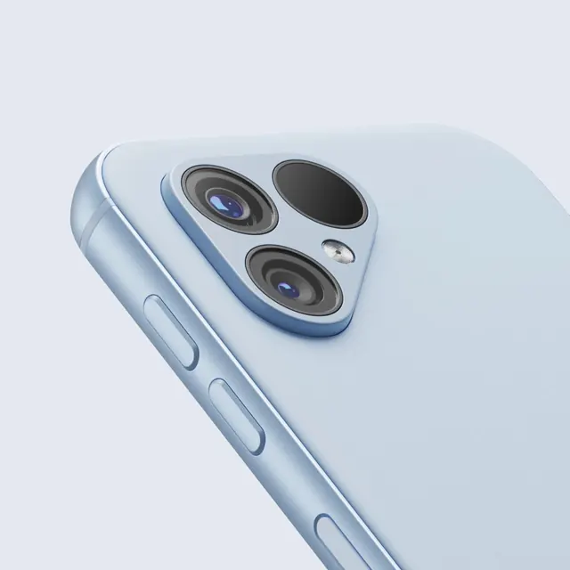 Light Blue Smartphone Mockup