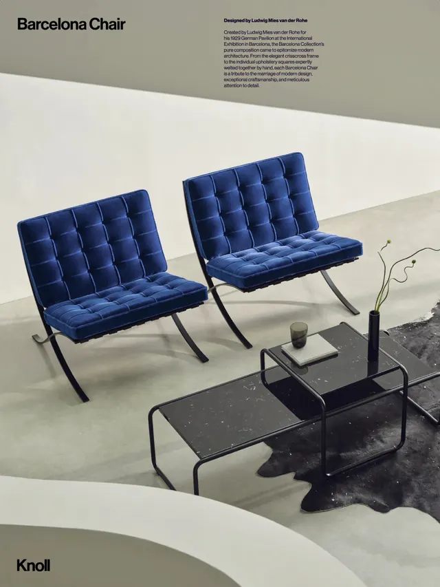 Barcelona Chair Product Showcase