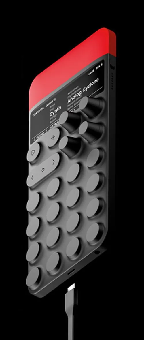 Red and Grey Hardware Device Mockup