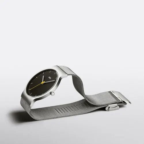 Silver Mesh Watch Mockup