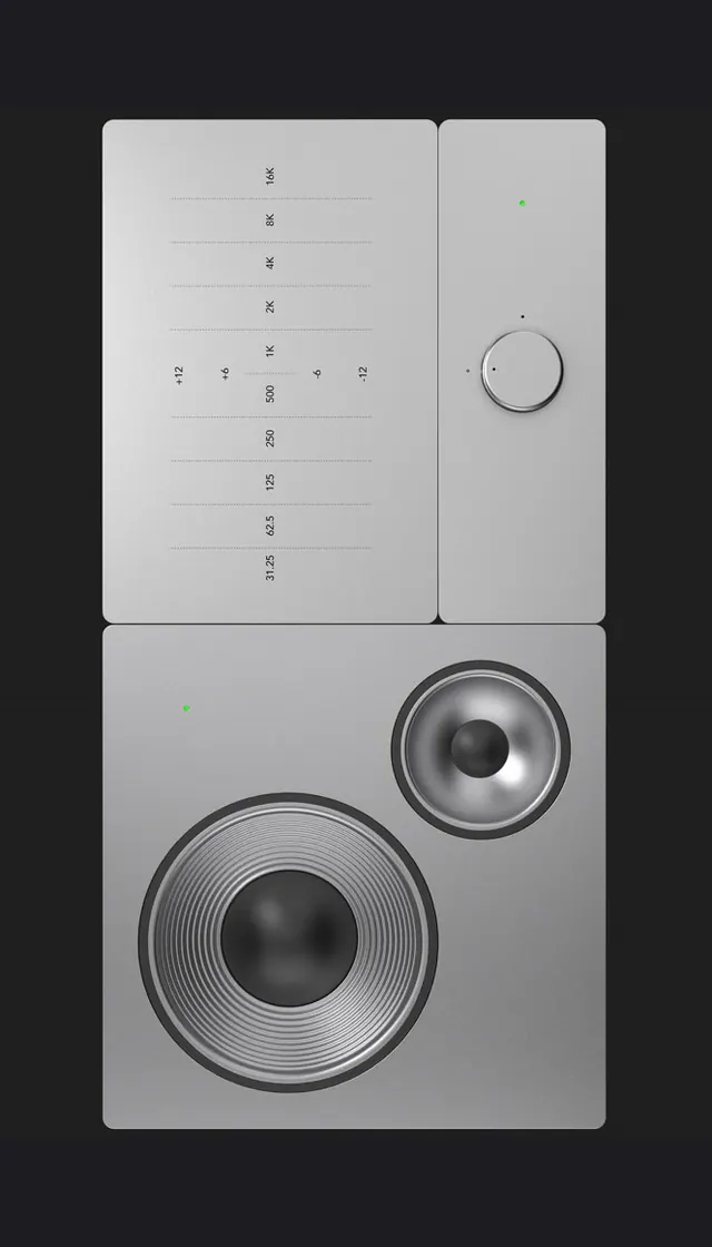 Minimalist Audio Equipment Mockup