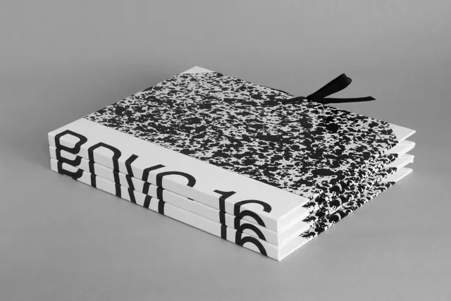 Monochrome Patterned Book Mockup