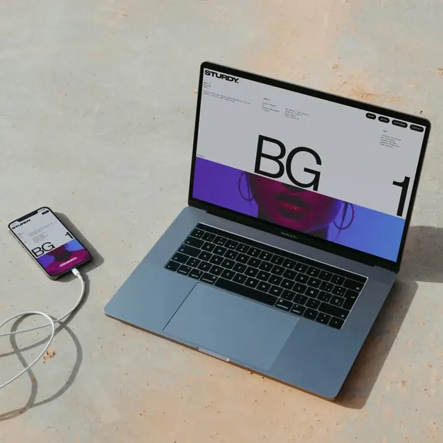 Laptop and Smartphone Mockup