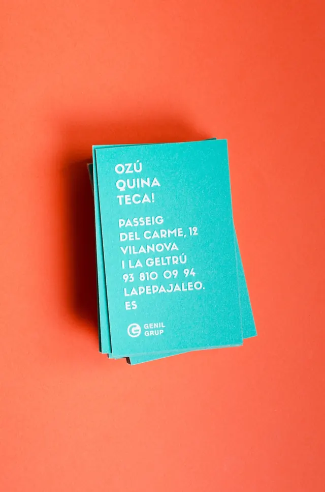 Teal Book Mockup on Red Background