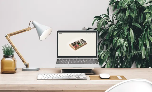 Minimalist Workspace Mockup
