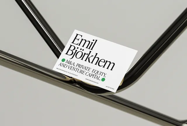Emil Wilhelm Identity Mockup