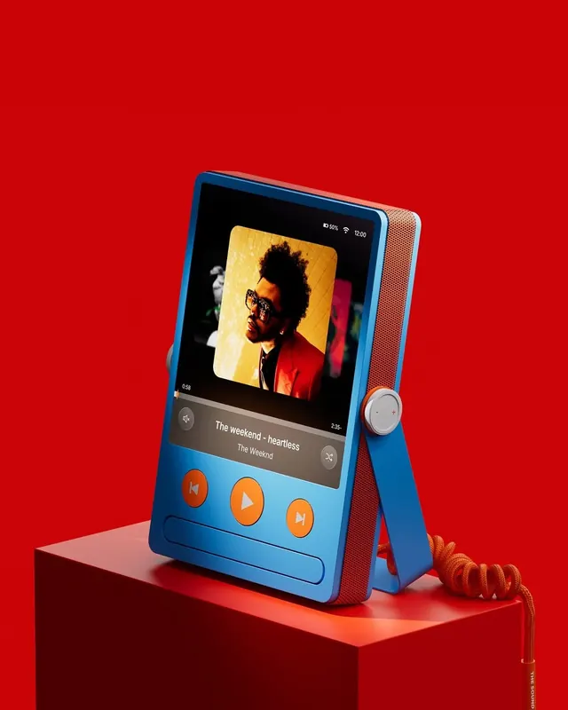 Retro MP3 Player Mockup