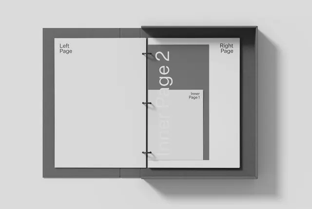 Open Book Mockup